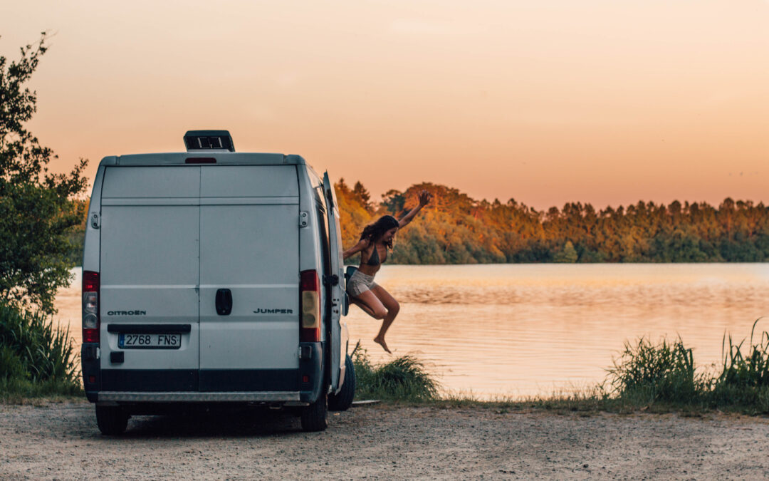 Viajar sola en furgoneta